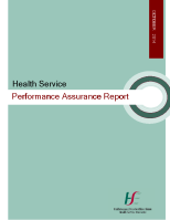 October 2014 Performance Assurance Report front page preview
              